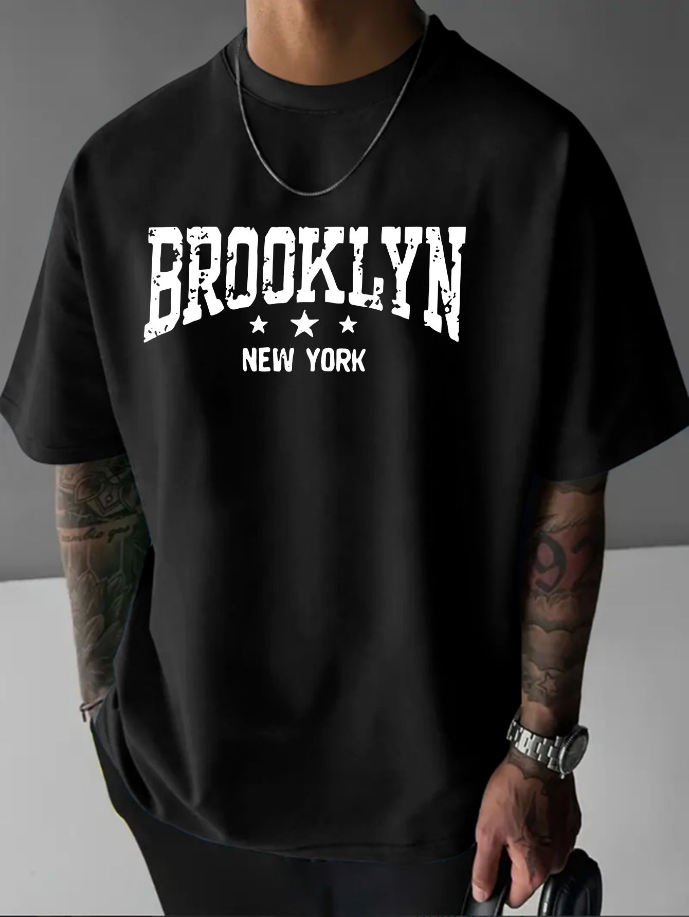 Men'S Fashion New York - 남성용 100% 순면 패셔너블 캐주얼 루즈