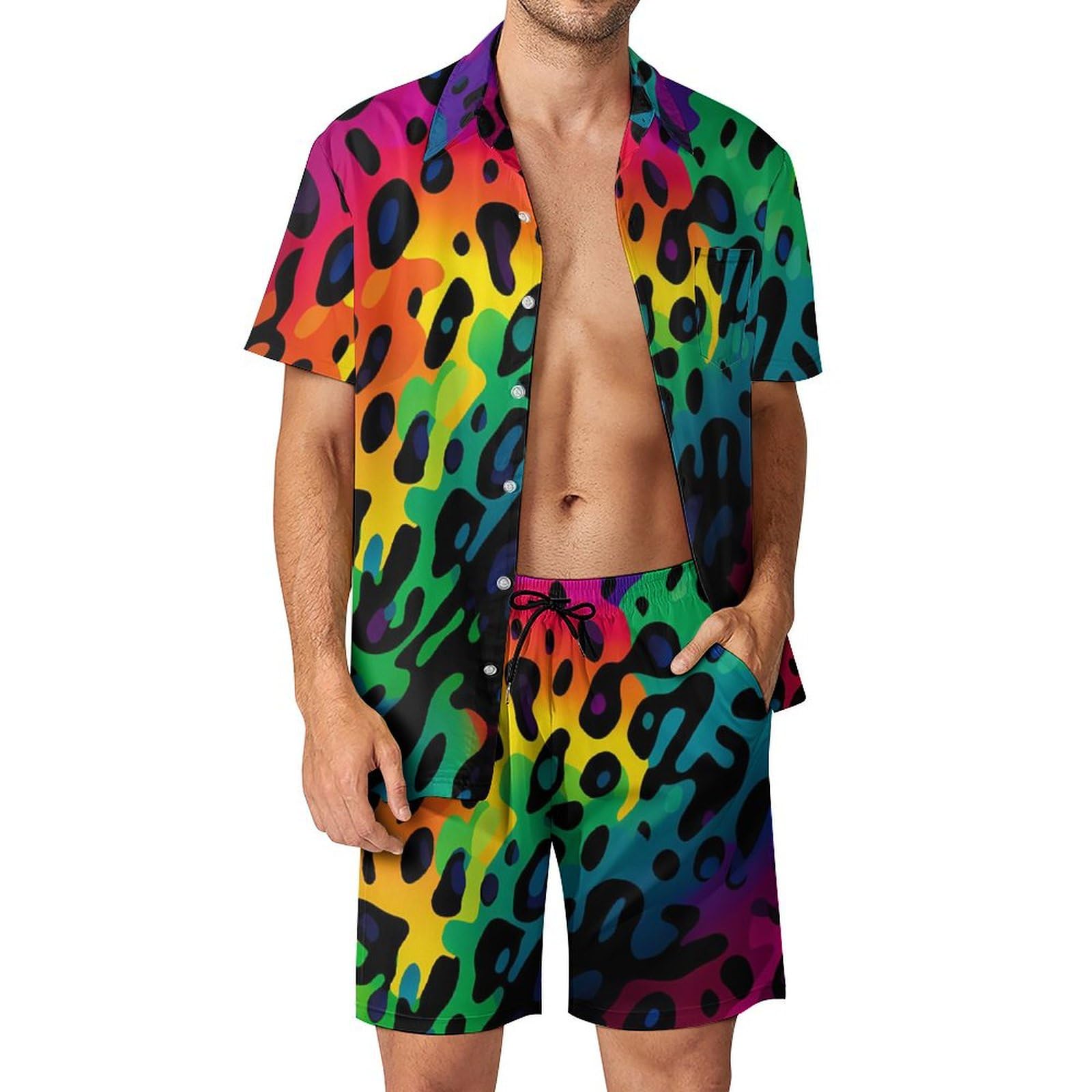 Mens Fashion Clothes - 여름 불규칙 기하학 3D 프린트 남성
