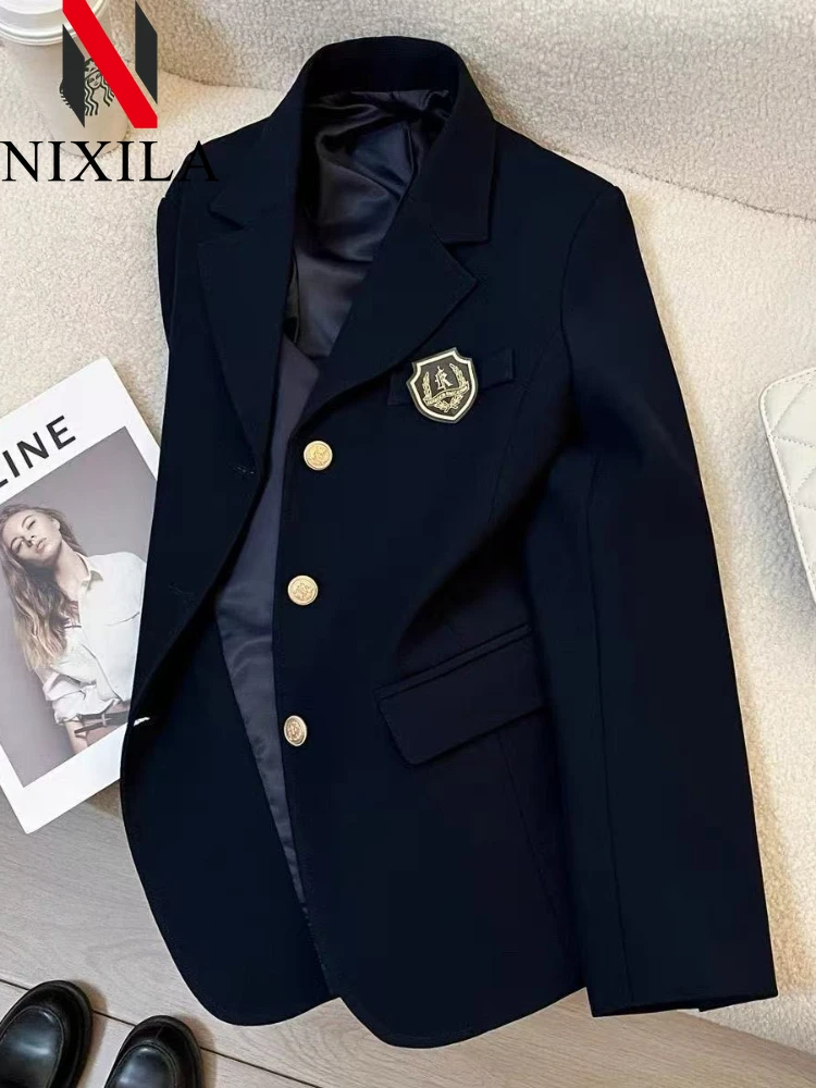 Men'S Fashion X - 봄 가을 우아한 여성 블레이저 한국