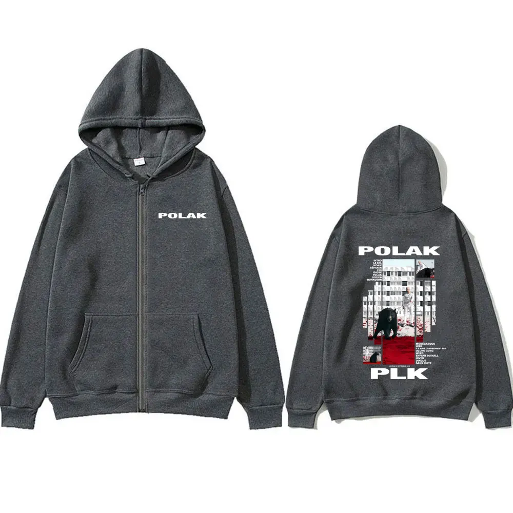 래퍼 플크 폴락 프린트 지퍼 후디, 남성용 빈티지 캐주 - Mens Fashion Zip Up Hoodies 리뷰 및 가격