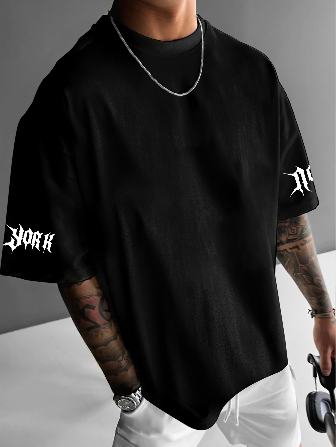 남성용 힙합 반팔 티셔츠, 가시 날개 검 뉴욕 자유 슬 - Men'S Fashion New York 리뷰 및 가격