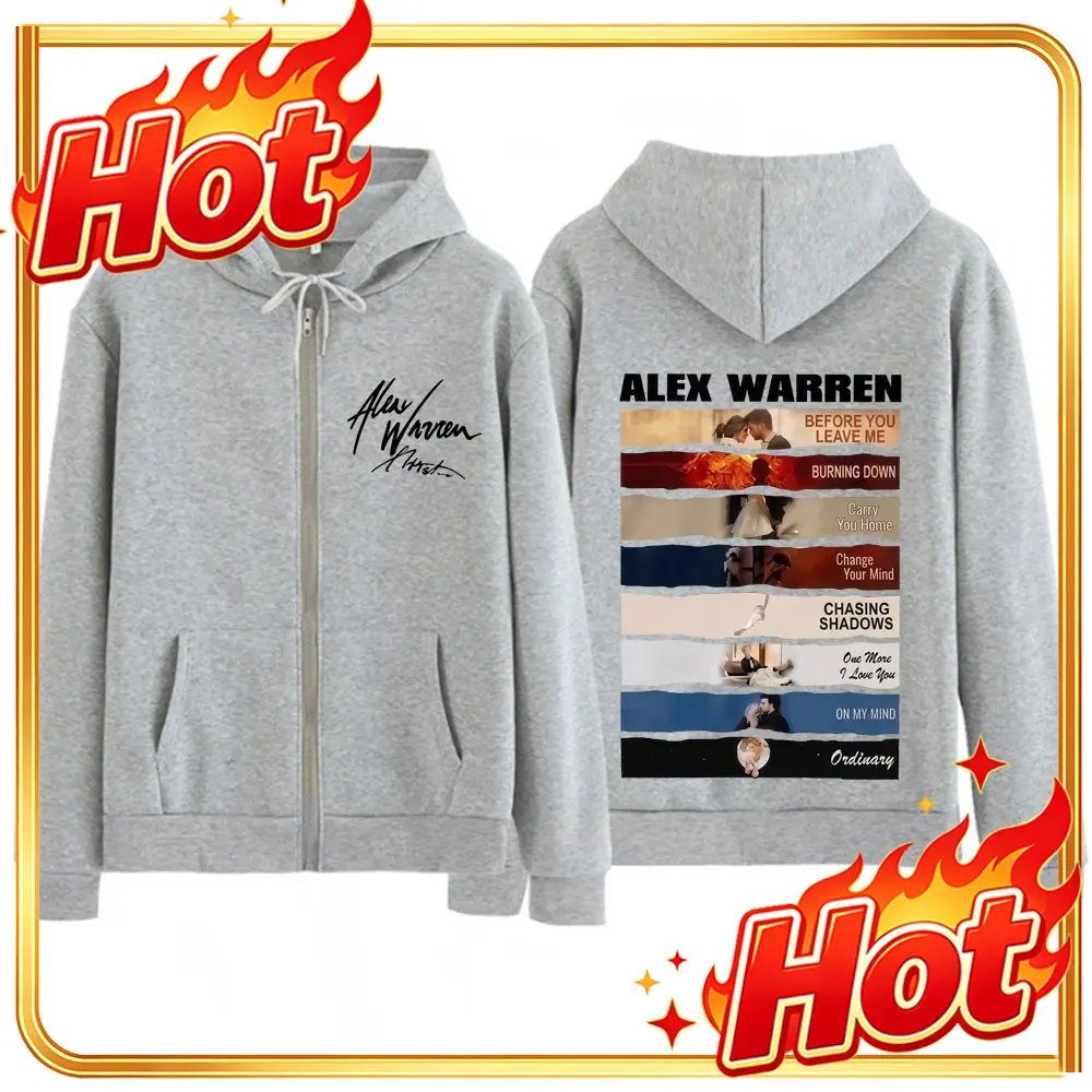 가수 알렉스 워렌 2026 투어 프린트 지퍼 후디, 남 - Mens Fashion Zip Up Hoodies 리뷰 및 가격