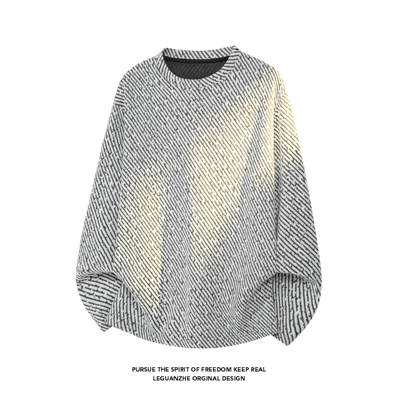 남성용 사선 스트라이프 텍스처드 긴팔 티셔츠 크루넥 루 - Mens Fashion Summer 리뷰 및 가격