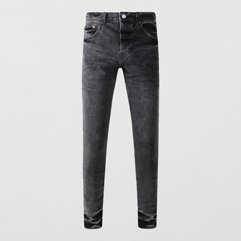 Y2K 스타일 남성용 슬림핏 스트레치 청바지, 트렌디한 - Men'S Fashion Grey Jeans 리뷰 및 가격