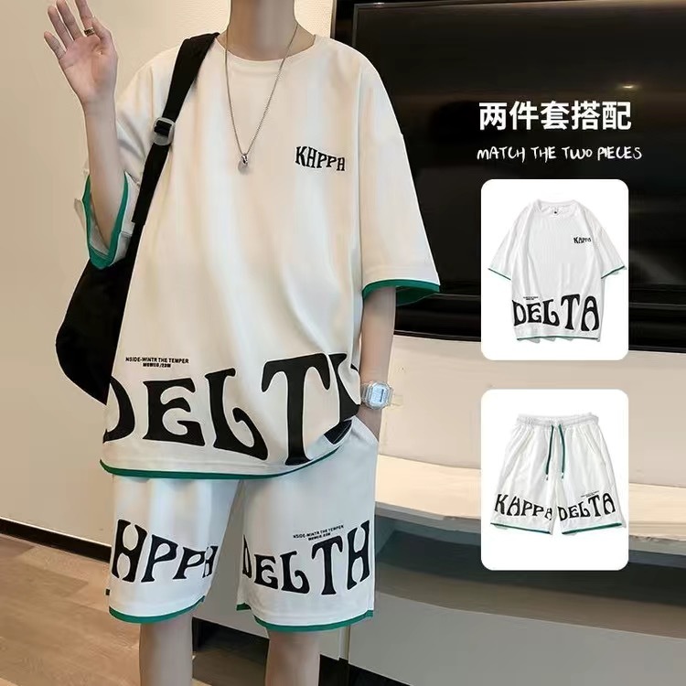 남성 캐주얼 2피스 스포츠웨어 세트 스트리트웨어 패션  - Mens Fashion Clothes 리뷰 및 가격