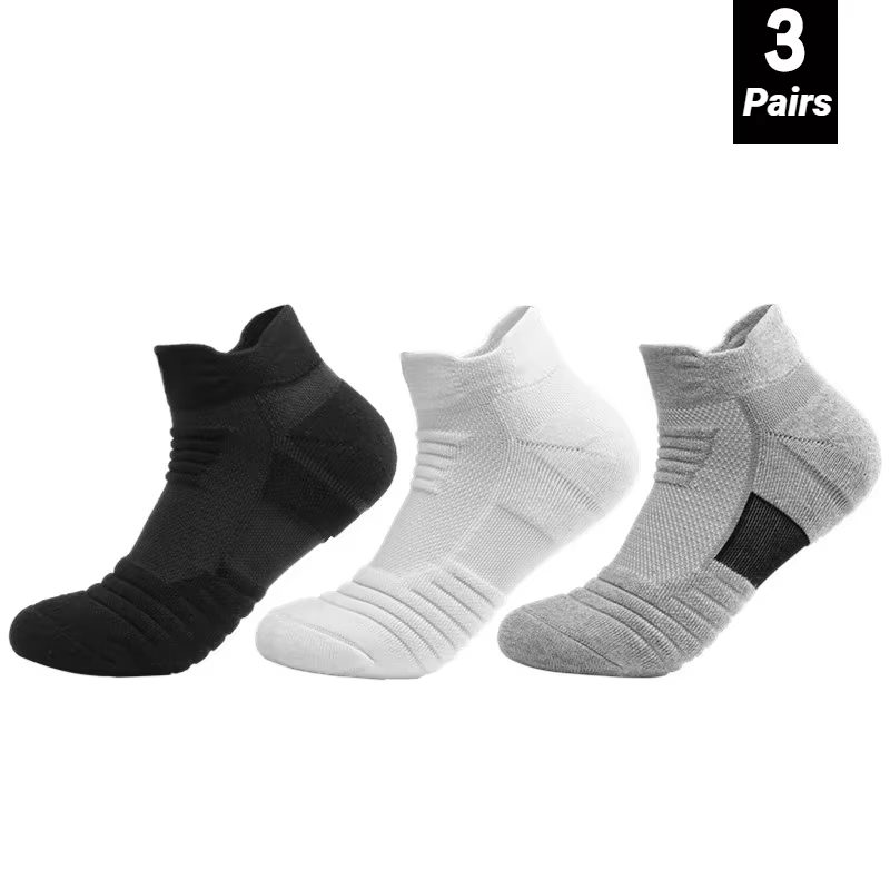 3켤레의 미끄럼 방지 축구 양말 남성용 양말 짧은/긴  - Socks Ankle Men 리뷰 및 가격