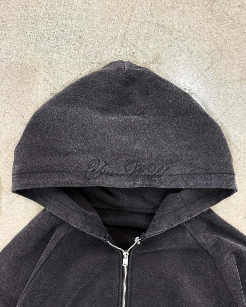 Y2K 하라주쿠 고딕 레터 프린트 레트로 패션 남성과  - Mens Fashion Zip Up Hoodies 리뷰 및 가격