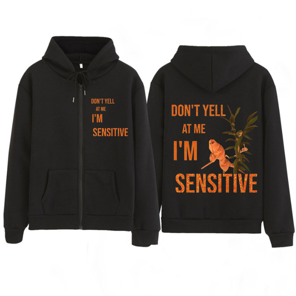 마커스 더 웜, 나에게 소리 지르지 마, 나는 예민해. - Mens Fashion Zip Up Hoodies 리뷰 및 가격