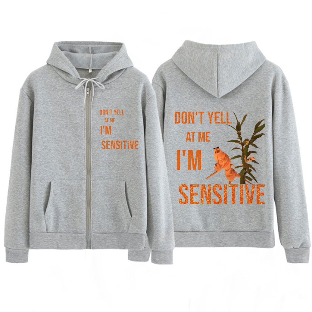 마커스 더 웜, 나에게 소리 지르지 마, 나는 예민해. - Mens Fashion Zip Up Hoodies 리뷰 및 가격