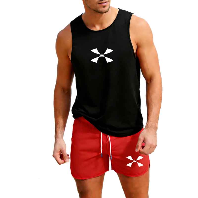 야외 조깅 스포츠웨어 남성 조끼 + 반바지 2피스 여름 - Mens Fashion Summer 리뷰 및 가격