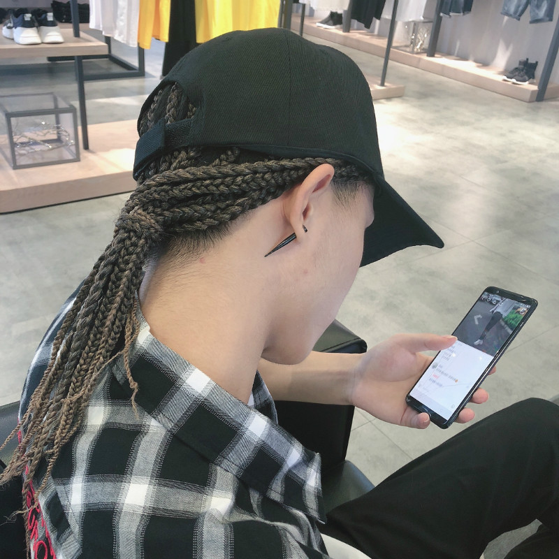 곱슬머리 합성 가발 모자 일체형 패셔너블한 남성용 곱슬 - Men'S Fashion With Hat 리뷰 및 가격