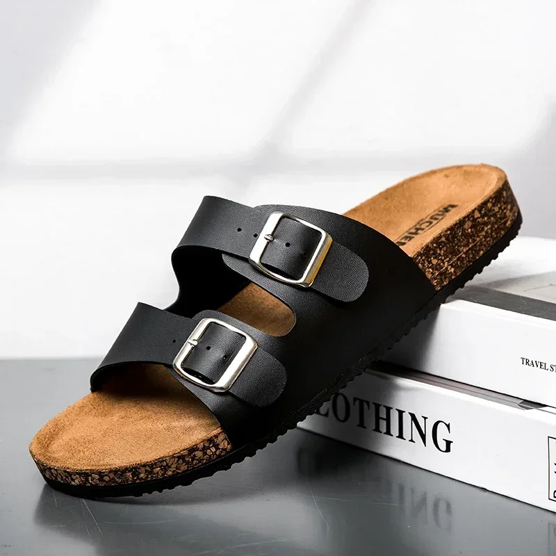패션 클래식 유니섹스 슬리퍼 편안한 여름 코르크 신발  - Men'S Fashion News 리뷰 및 가격