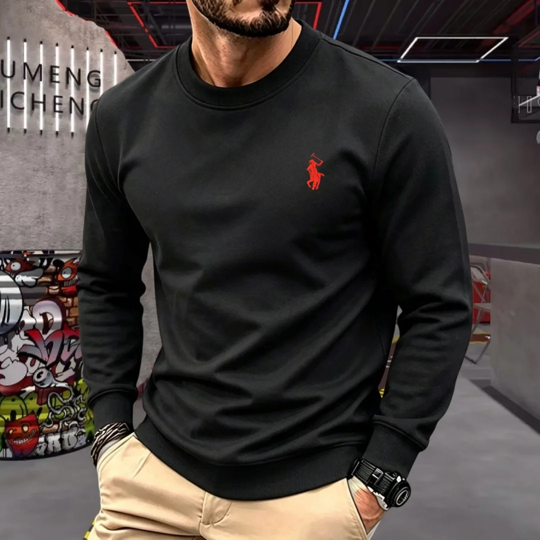 부드러운 면 소재의 고급 브랜드 남성용 긴팔 라운드넥  - Men'S Fashion T Shirts 리뷰 및 가격