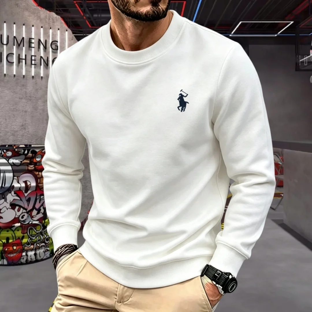 부드러운 면 소재의 고급 브랜드 남성용 긴팔 라운드넥  - Men'S Fashion T Shirts 리뷰 및 가격