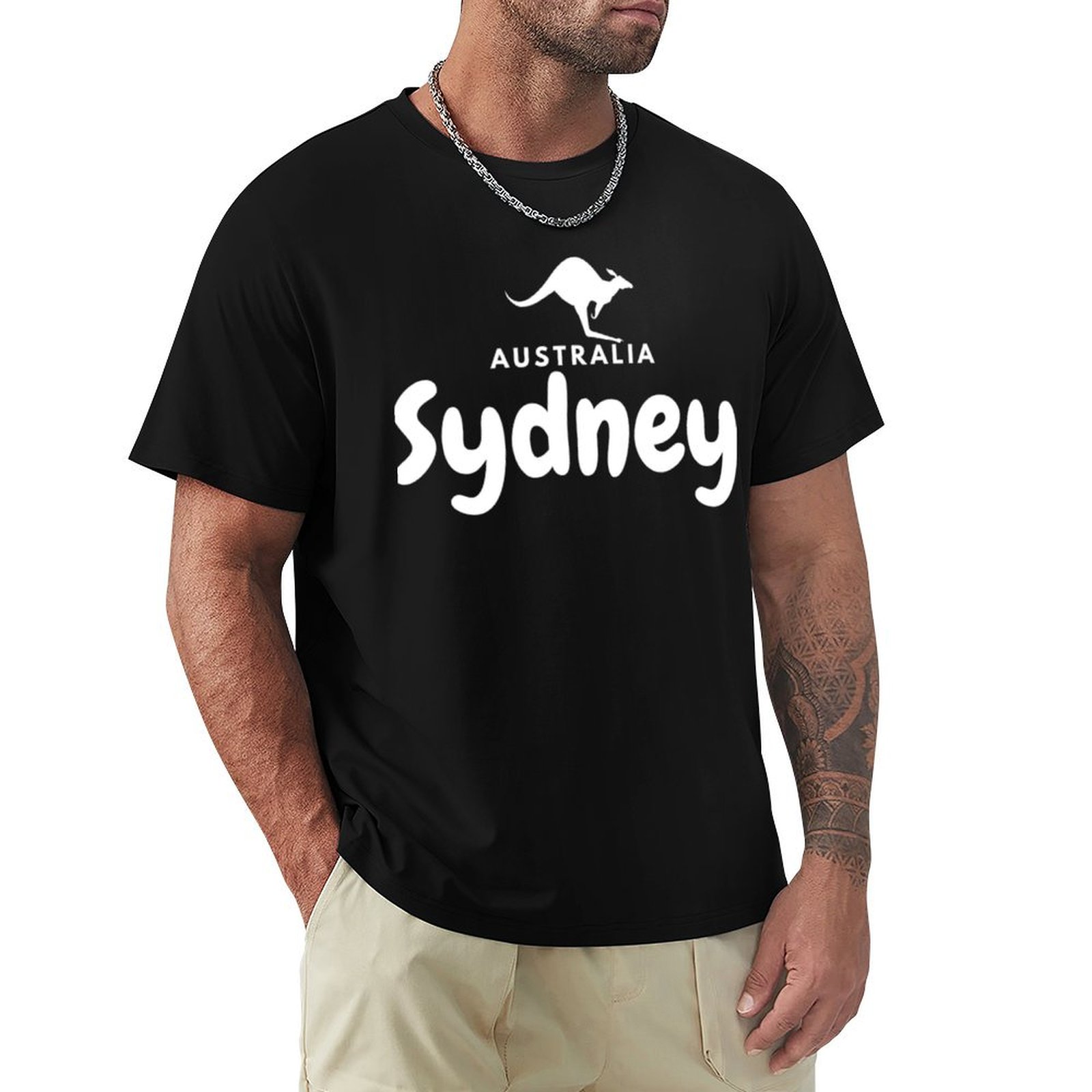 시드니, 시드니 호주 티셔츠 여름 패션 캐주얼 티셔츠 - Men'S Fashion Sydney 리뷰 및 가격