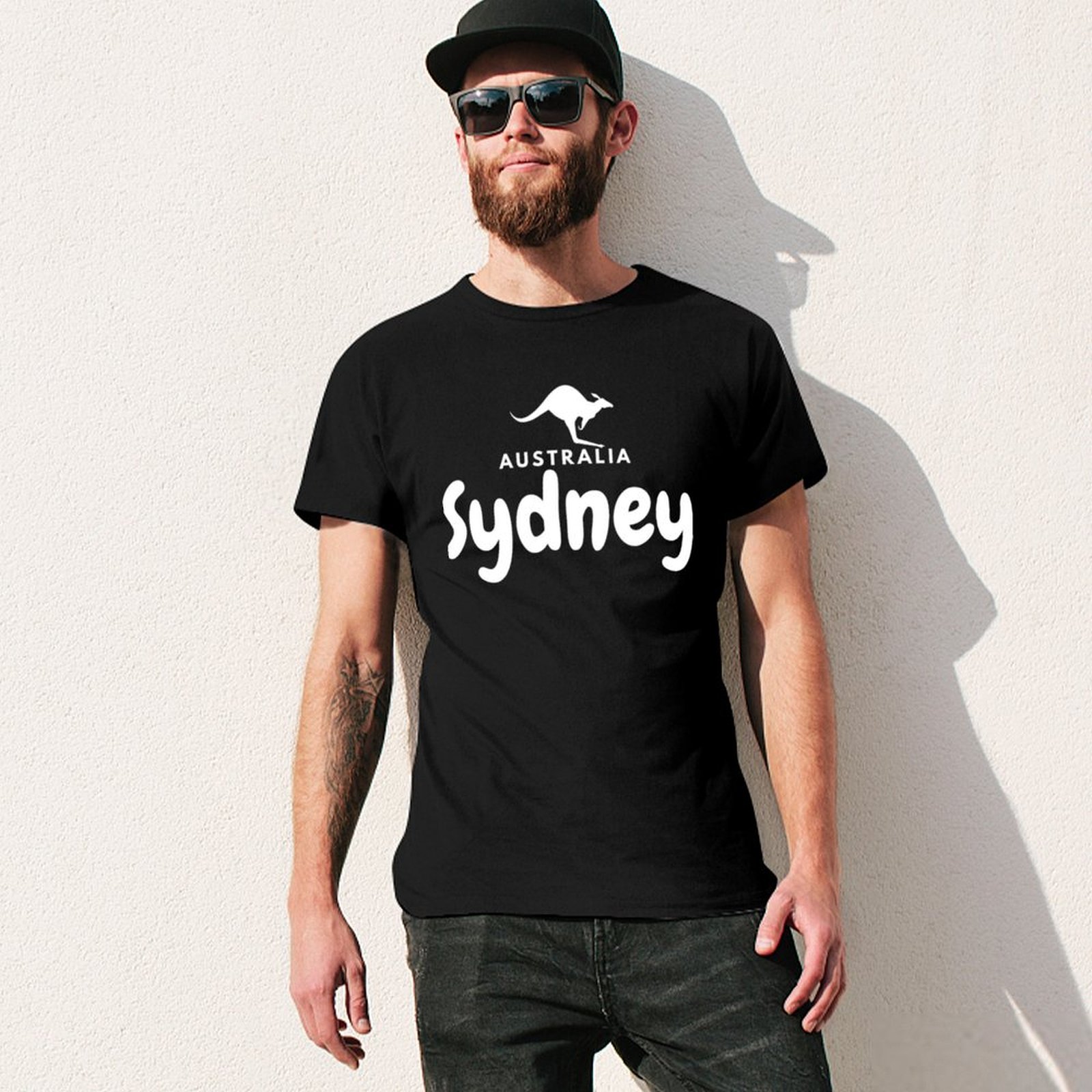 시드니, 시드니 호주 티셔츠 여름 패션 캐주얼 티셔츠 - Men'S Fashion Sydney 리뷰 및 가격