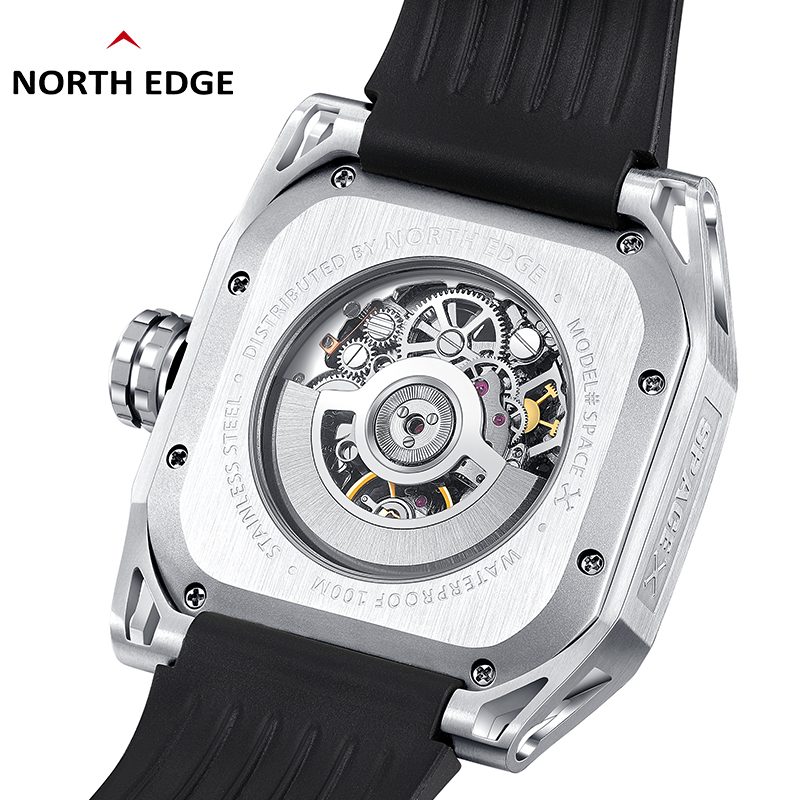 NORTH EDGE-남성용 기계식 시계, 스테인레스 스 - Men'S Fashion X 리뷰 및 가격
