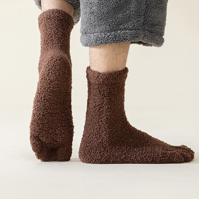 1/5 쌍 남성용 보온 발가락 양말 겨울용 두꺼운 따뜻 - Socks Ankle Men 리뷰 및 가격